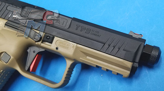 Cyber Gun CANiK x SAI TP9 Elite Combat GBB Pistol (Dual Tone) - Click Image to Close